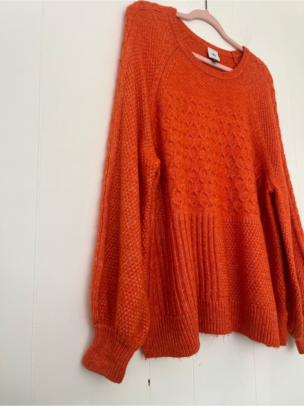CAbi Harvest Crew Neck Pullover Sweater #4038 Chunky Size Large - Picture 13 of 15